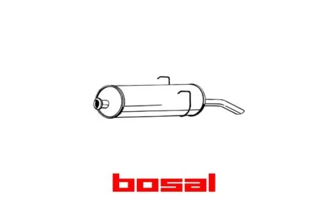 Глушитель задняя часть PEUGEOT 405 87-92 (190-787) BOSAL '190-787