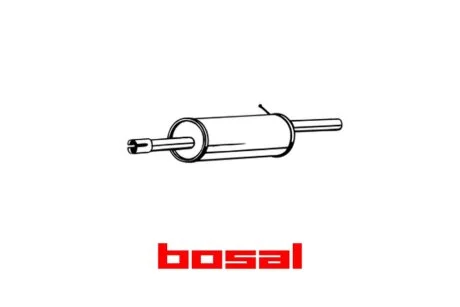 Глушник задня частина SANDERO 08-12 BOSAL 200-063