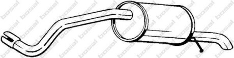 Глушник задній Seat Cordoba 02-09, Skoda Fabia 01-14 BOSAL '220005