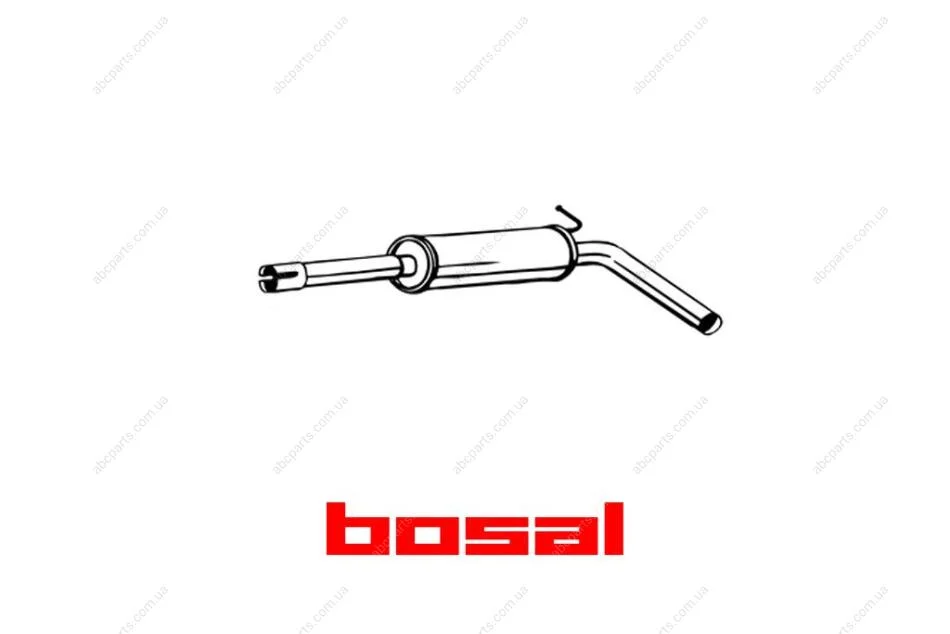 Глушник передня частина SKODA FABIA 10- BOSAL 220-015 (фото 1)