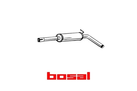 Глушитель передняя часть SKODA FABIA 10- BOSAL 220-015