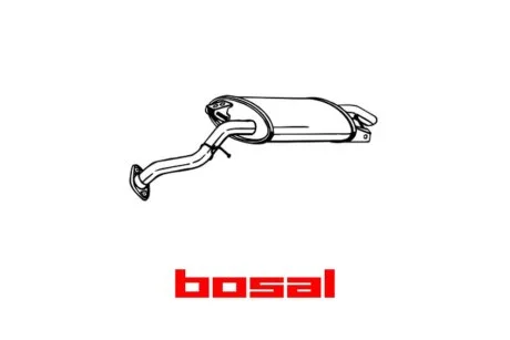 Глушник задня частина TOYOTA COROLLA 04- (228-079) BOSAL '228079