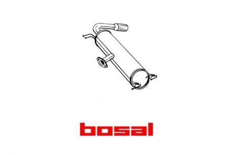 Глушитель задняя часть TOYOTA RAV 4 (00-05) BOSAL 228-467