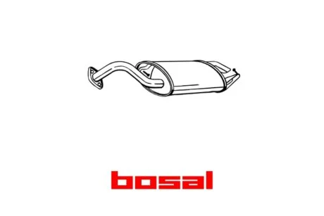 Глушник задня частина TOYOTA COROLLA (01-07) (228-495) BOSAL '228495