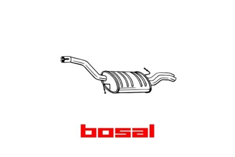 Глушник задня частина VW PASSAT 05- BOSAL 233-145