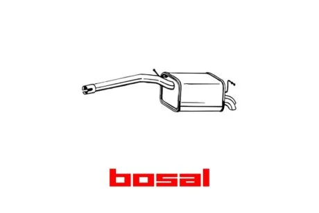 Глушник задня частина VW CADDY III 06- BOSAL 233-405