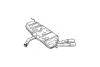 Глушитель, алюм. cталь, задн. часть VOLKSWAGEN GOLF VI 2.0 TDi (10/08-11/12) HTB / 2.0 TDi (01/09-) BOSAL 233-493 (фото 1)