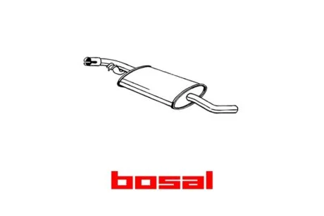 Глушник задня частина VW TRANSPORT 90-94 BOSAL 233-741