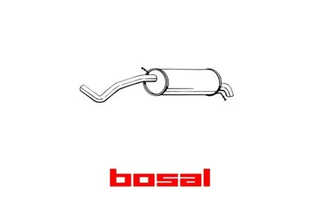 Глушитель задняя часть SKODA FABIA 00-03 (278-039) BOSAL '278-039