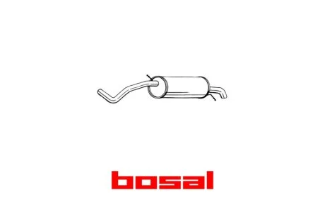 Глушник задня частина SKODA FABIA 00-03 BOSAL 278-231