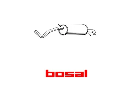 Глушитель задняя часть SKODA FABIA 03- (278-233) BOSAL '278-233