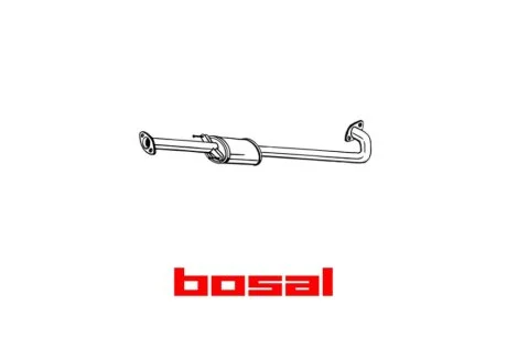 Глушник середня частина HYUNDAI I30 07- BOSAL 278-671