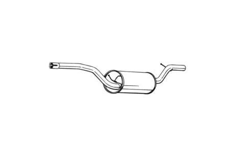 Глушник, алюм. сталь, задня частина FORD FOCUS C-M 03- BOSAL '278-711