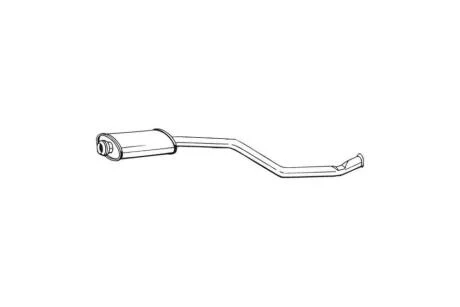 Глушитель, алюм. сталь, средн. часть CITROEN XSARA 00-02 (279-095) BOSAL '279-095