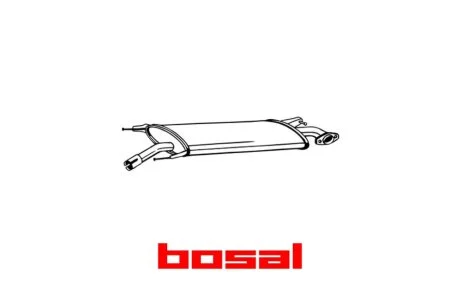 Глушник середня частина TOYOTA RAV 4 05- BOSAL 279-445