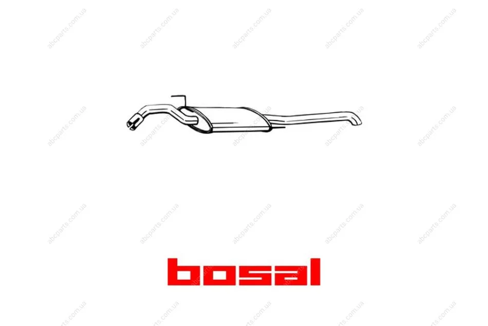 Глушитель задняя часть VW Passat B3/B4 (88-96) (279-461) BOSAL '279-461 (фото 1)