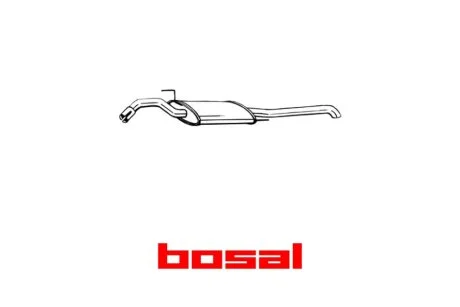 Глушитель задняя часть VW Passat B3/B4 (88-96) (279-461) BOSAL '279-461