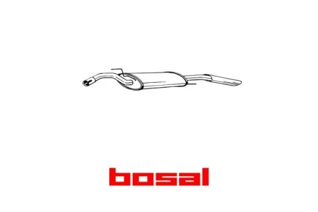 Глушник задня частина VW PASSAT B3/B4 (88-96) (279-489) BOSAL '279489