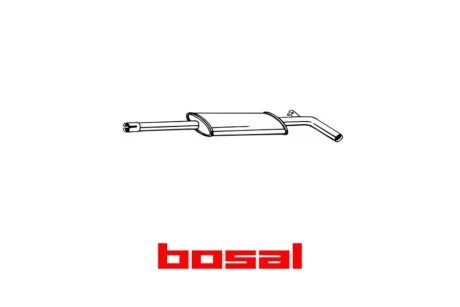Глушник середня частина RENAULT MEGANE II 02- (279-917) BOSAL '279-917