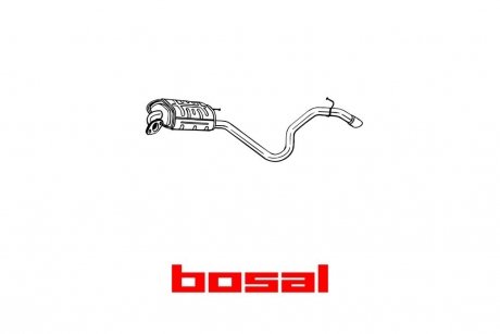 Глушитель задняя часть HYUNDAI I30 07- BOSAL '280-147