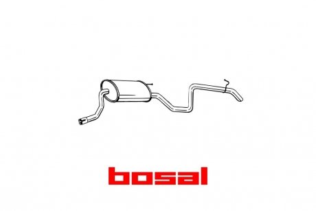 Глушник задня частина KIA CEED 06-09 BOSAL 280-277