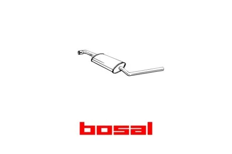 Глушник середня частина VW TRANSPORT 96-98 BOSAL 281-465