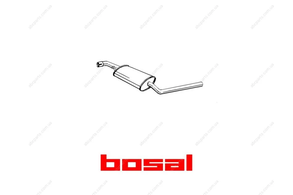 Глушник середня частина VW TRANSPORT 98-03 BOSAL 281-475 (фото 1)
