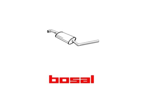 Глушник середня частина VW TRANSPORT 98-03 BOSAL 281-475