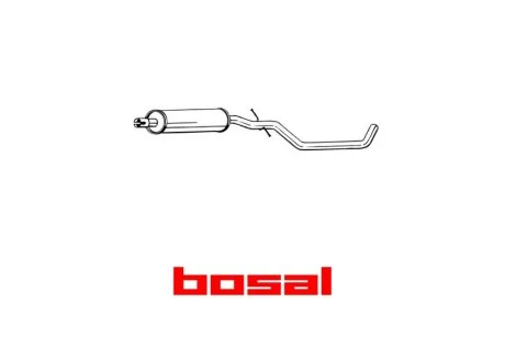 Глушитель средняя часть AUDI A3 (03-12), SEAT Altea (04-10), SEAT Leon (05-12), SEAT Toledo (04-09), VW Golf (281-641) BOSAL '281641