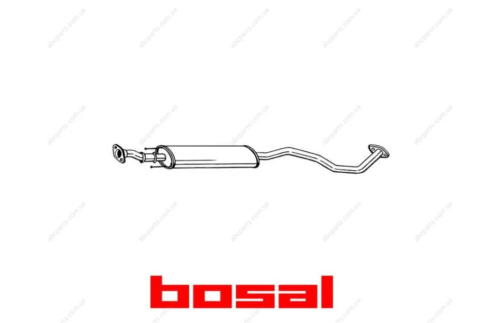 Глушитель средняя часть NISSAN NOTE 09- BOSAL 281-889 (фото 1)