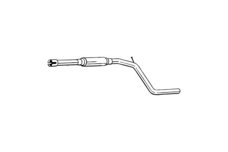 Глушник середня частина DACIA SANDERO 08-12 BOSAL 281-949