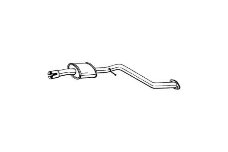 Глушитель, алюм. сталь, передн. часть HYUNDAI IX35 (10-) BOSAL 281-971