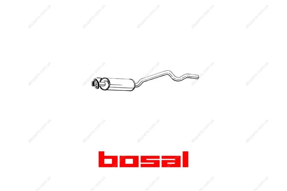 Глушитель средняя часть OPEL ASTRA 94-96 BOSAL 282-309 (фото 1)