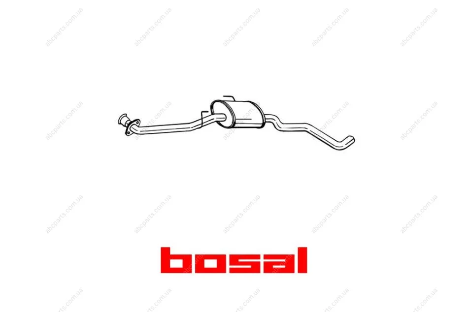 Глушитель средняя часть OPEL OMEGA B (94-01) (283-205) BOSAL '283205 (фото 1)
