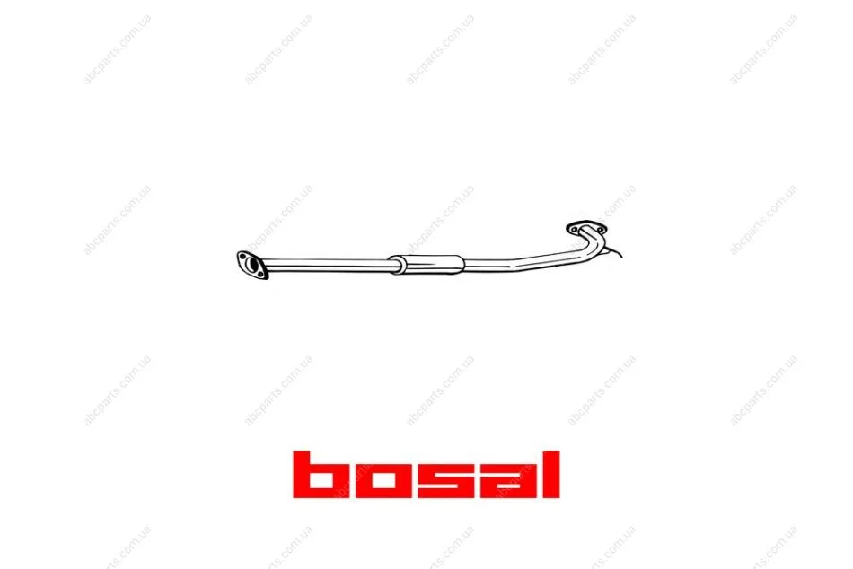 Глушник середня частина NISSAN X-TRAIL 02- (284-259) BOSAL '284-259 (фото 1)