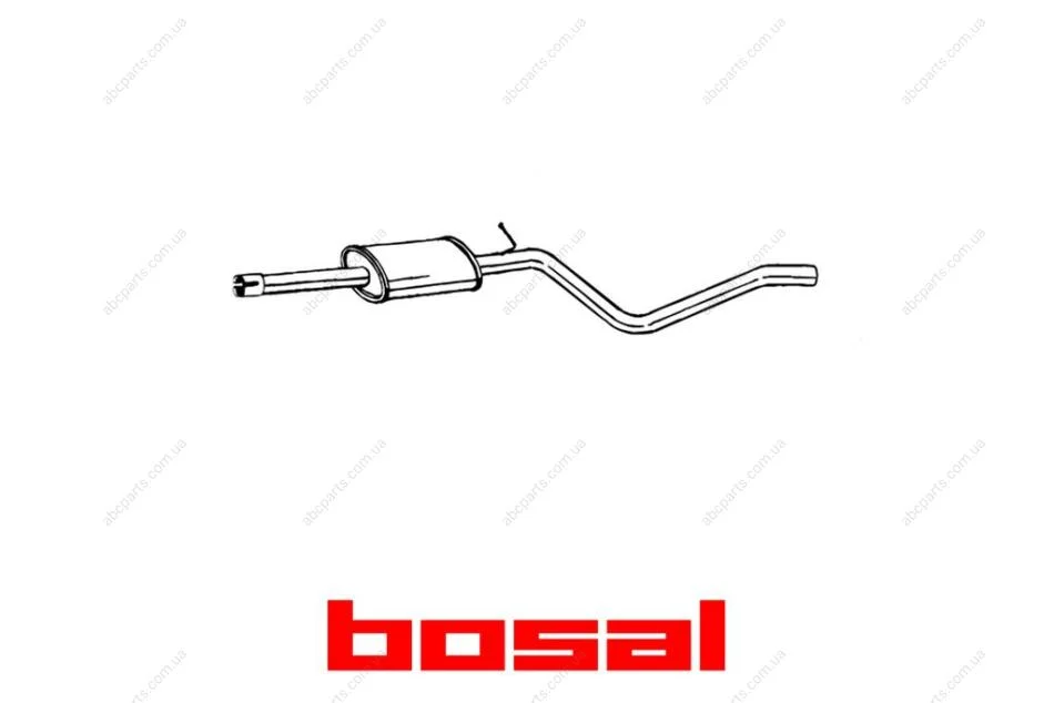 Глушник середня частина RENAULT LOGAN 03- BOSAL 284-555 (фото 1)