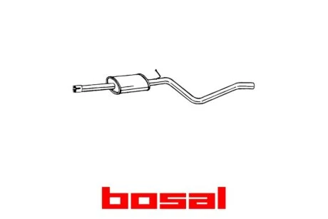 Глушник середня частина RENAULT LOGAN 03- BOSAL 284-555