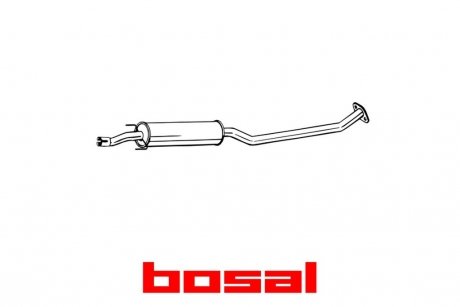 Глушник середня частина TOYOTA COROLLA 04-06 BOSAL 284-593