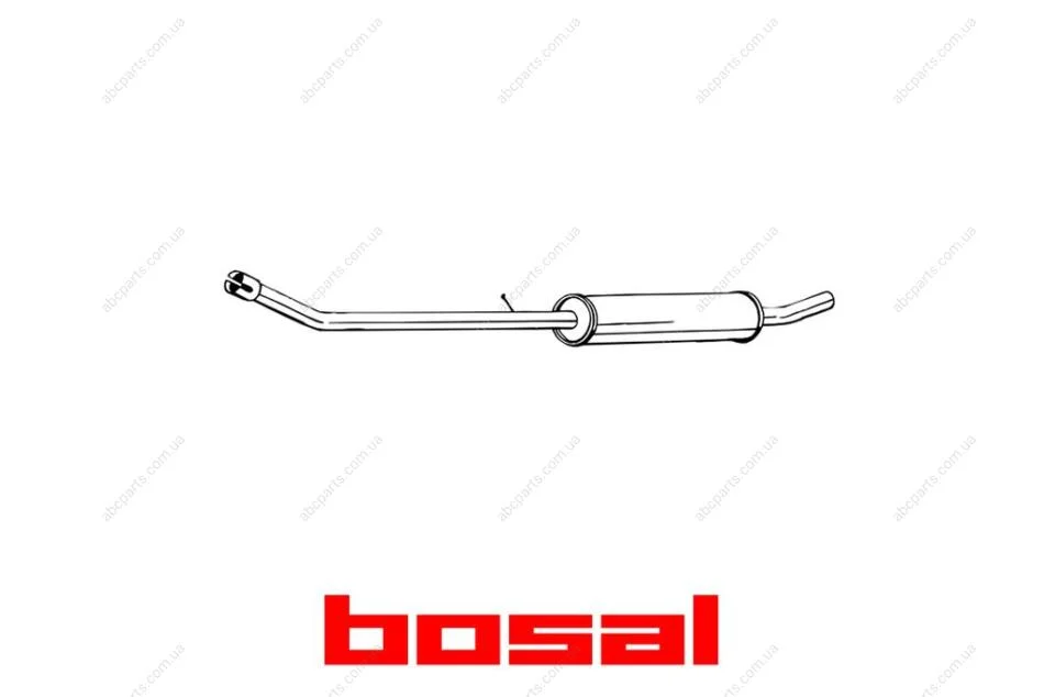 Глушитель средняя часть DUSTER 10- (284-637) BOSAL '284-637 (фото 1)
