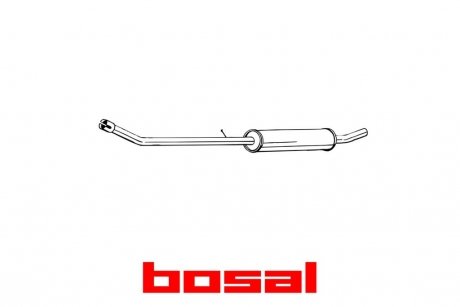 Глушитель средняя часть DUSTER 10- (284-637) BOSAL '284-637