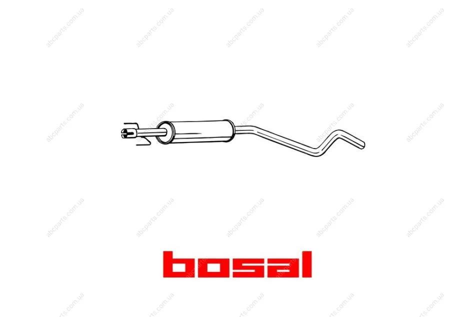 Глушитель средняя часть OPEL ASTRA G 03-04 BOSAL 284-747 (фото 1)