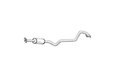 Глушитель, алюм. сталь, передн. часть NISSAN ALMERA (00-02) BOSAL 285-417