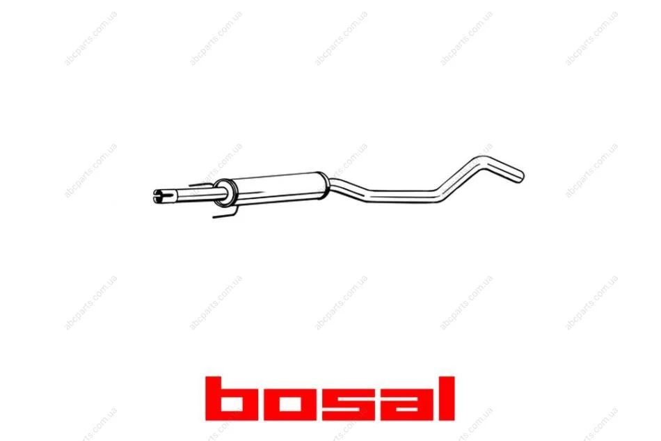 Глушитель средняя часть OPEL MERIVA 03- BOSAL 285-957 (фото 1)