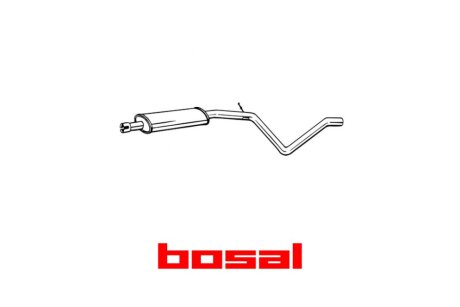 Глушник середня частина RENAULT LOGAN (06-) (286-113) BOSAL '286113