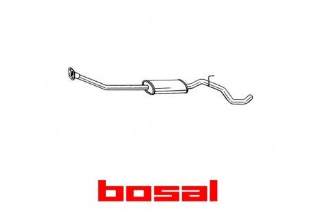 Глушитель средняя часть NISSAN NOTE (06-13) BOSAL 286-277