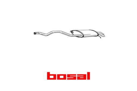 Глушник задняя часть VW Transporter T5 (03-09) BOSAL 286-489