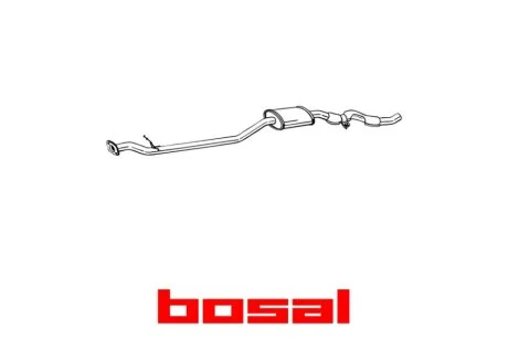 Глушник середня частина NISSAN QASHQAI (07-14) (287-237) BOSAL '287-237