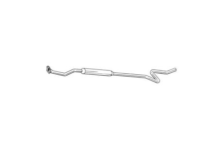 Глушник, алюм. сталь, передн. част. CITROEN C3 (05-) BOSAL 288-137