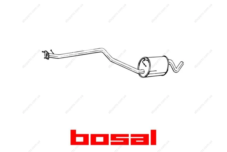 Глушник задня частина FORD TRANSIT CONNECT BOSAL 290-089 (фото 1)