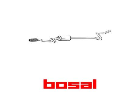 Глушитель средняя часть PEUGEOT 207 07- BOSAL 292-053